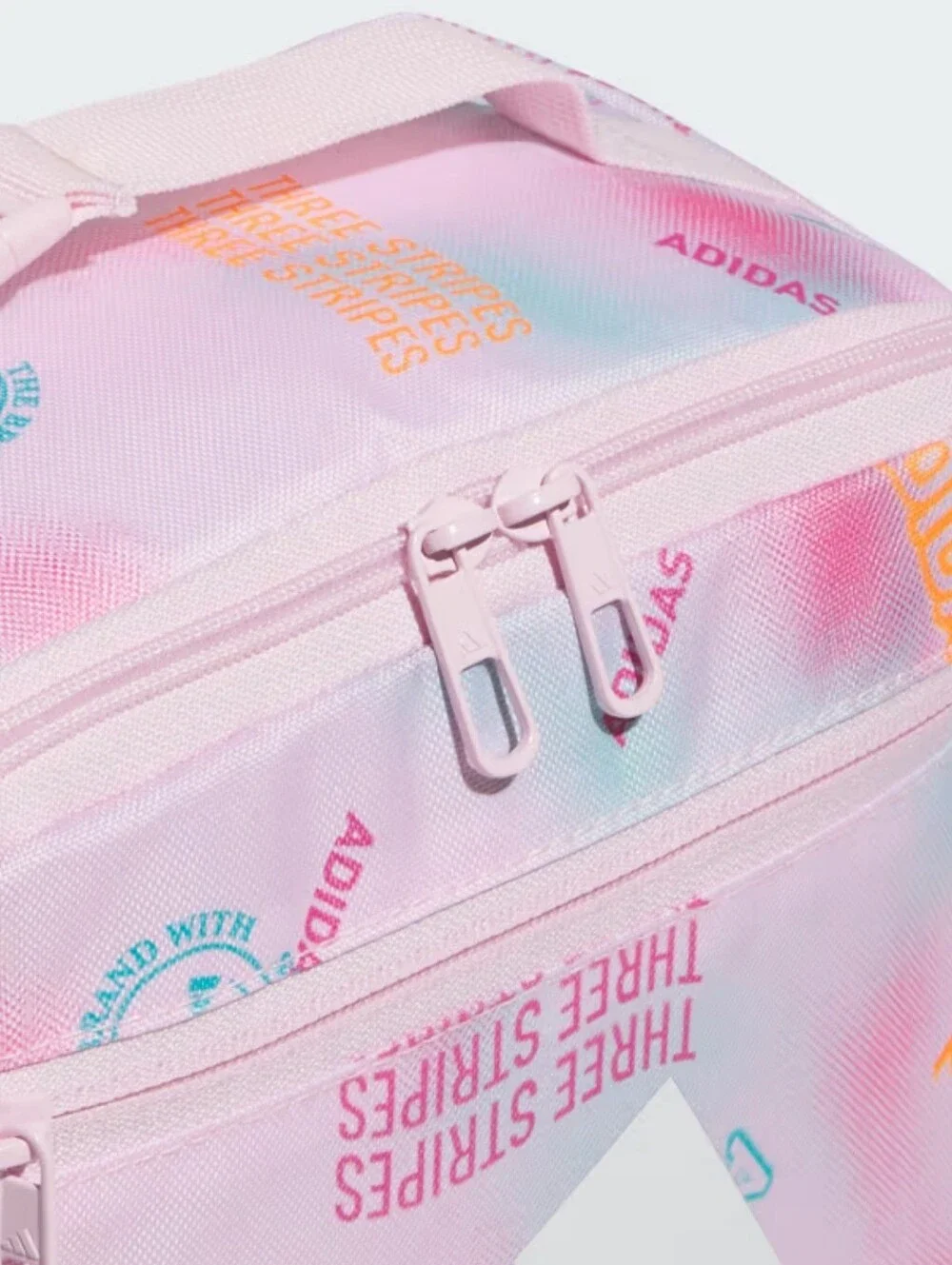 * Adidas Girl's Affiliate Logo School Collegiate Office Lunch Bag Pink/White